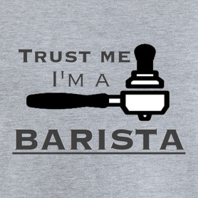 Trust Me I'm a BARISTA-Férfi V-nyakú póló