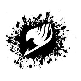 Fairy Tail logo-Férfi V-nyakú póló