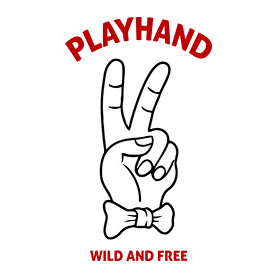 Playboy hand-Férfi V-nyakú póló