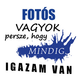 Fotós vagyok...-Férfi V-nyakú póló