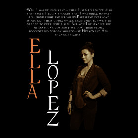 ELLA LOPEZ-Férfi V-nyakú póló