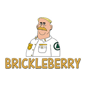 Brickleberry: Woody-Férfi V-nyakú póló