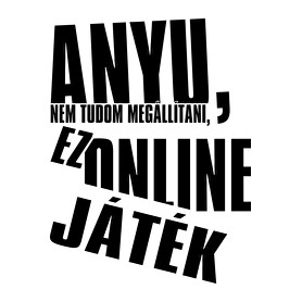 Anyu, nem tudom megállítani, ez online játék-Férfi V-nyakú póló