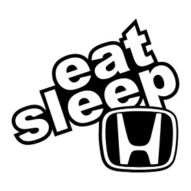 Eat Sleep Honda-Férfi V-nyakú póló