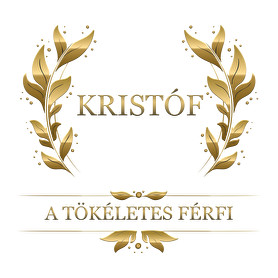 Kristóf-Férfi V-nyakú póló