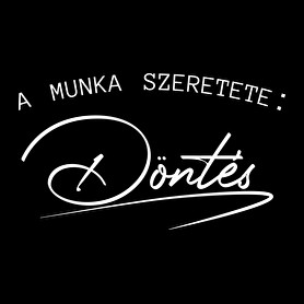 Munka szeretete-Férfi V-nyakú póló