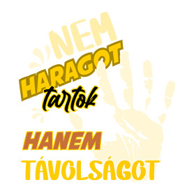 nem haragot tartok-Férfi V-nyakú póló