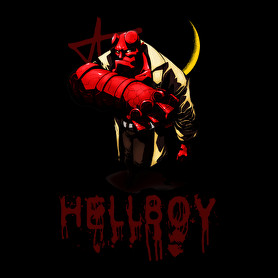 hellboy-Férfi V-nyakú póló