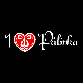 I love pálinka-Férfi V-nyakú póló