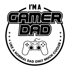 Gamer Dad-Férfi V-nyakú póló