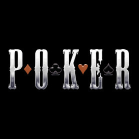 Poker-Férfi V-nyakú póló