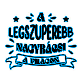 Legszuperebb nagybácsi-Férfi V-nyakú póló