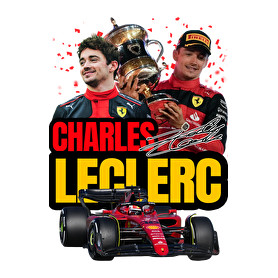 Charles Leclerc-Férfi V-nyakú póló