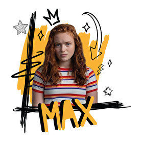 Max - Stranger Things-Férfi V-nyakú póló