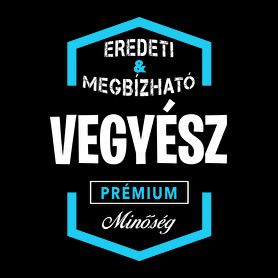 Vegyész prémium minőség-Férfi V-nyakú póló