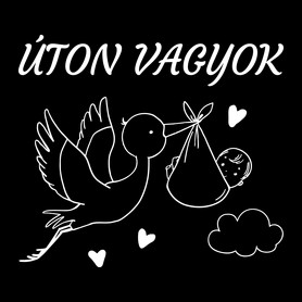 Úton vagyok-Férfi V-nyakú póló