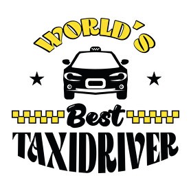 World's best taxidriver-Férfi V-nyakú póló