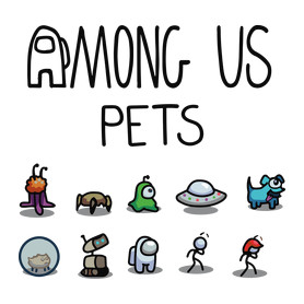 Among us pets-Férfi V-nyakú póló