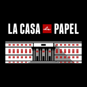 La casa de papel -Férfi V-nyakú póló