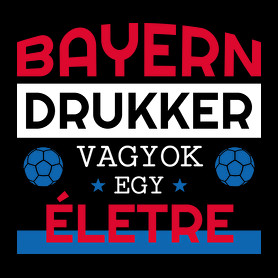 Bayern drukker-Férfi V-nyakú póló