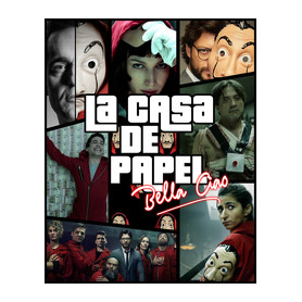 Money Heist-Férfi V-nyakú póló