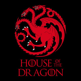 house of dragon-Férfi V-nyakú póló