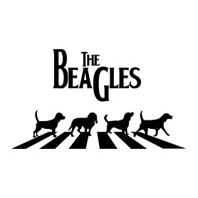 The Beagles-Férfi V-nyakú póló