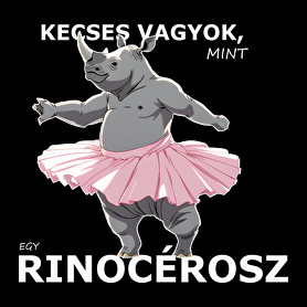 kecses, mint egy rinocérosz-Férfi V-nyakú póló