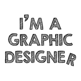 I'm a graphic designer-Női pulóver