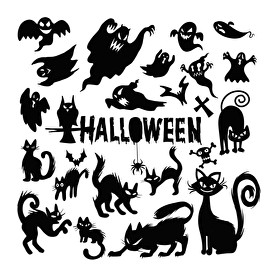 Halloween-Női pulóver