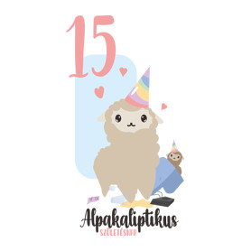 15. Alpakaliptikus születésnap - Alpaca póló 15. születésnapra-Női pulóver