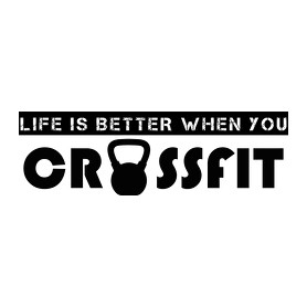 Az élet jobb - Crossfit-Női pulóver