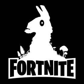 Fortnite Llama Logó - Fehér-Női pulóver