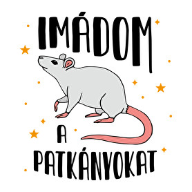 Imádom a patkányokat-Női pulóver