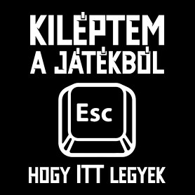 Kiléptem a játékból, hogy itt legyek-Női pulóver