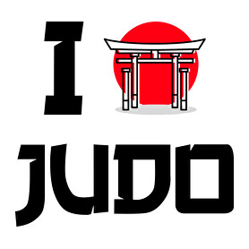 I love Judo-Női pulóver