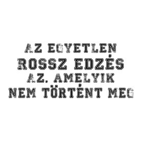 NINCS ROSSZ EDZÉS-Női pulóver