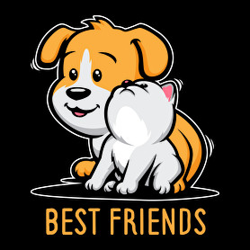 Best friends-Női pulóver