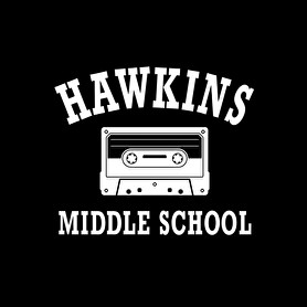 Hawkins Middle School - Fehér-Női pulóver