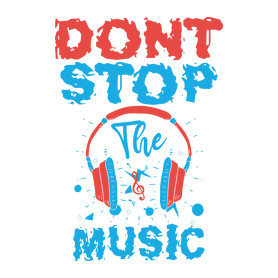 Zene - don't stop the music-Női pulóver