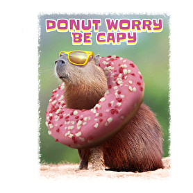 Donut worry be Capy-Női pulóver