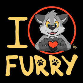 I Love Furry-Női pulóver