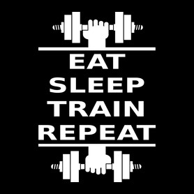 EAT SLEEP TRAIN REPEAT-Női pulóver