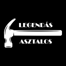 Legendás asztalos -fehér-Női pulóver