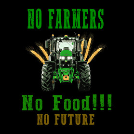 no farmers no food-Női pulóver