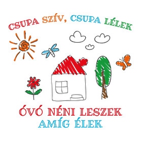 Csupa szív, csupa lélek - Óvó néni-Női pulóver