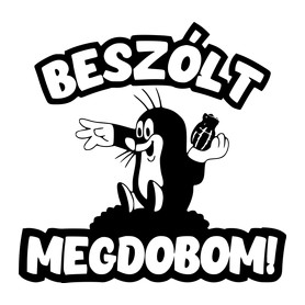 Beszólt megdobom!-Női pulóver