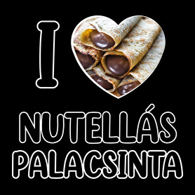 I love Nutellás palacsinta-Női pulóver