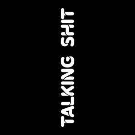 Talking shit - fehér-Női pulóver