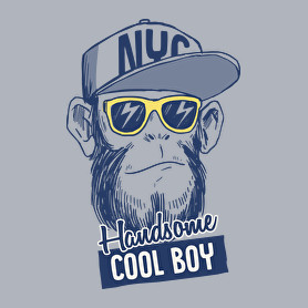 cool boy gorilla-Női pulóver